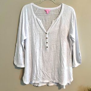LILLY PULITZER | L | LUXURIOUS LINEN!
